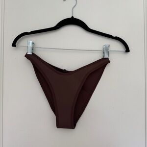 NWT skims rubberized tanga swim bottom